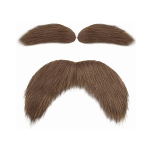 Festa di Halloween divertente auto-adesivo baffi uomo Costume COS & dramma prestazioni sopracciglia oggetti di scena abito in tessuto in confezione della borsa - Product Image 5