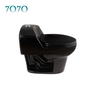 Venta caliente moderno de lujo de cerámica <span class=keywords><strong>Inodoro</strong></span> WC inodoros de doble descarga colorido Vaso Sanitario para hoteles Chaozhou baño Vanity One - Product Image 5