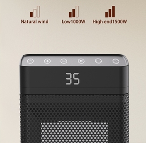 Nouveau Radiateur Thermique Électrique Vertical PTC pour la Maison, avec Télécommande, Fonction de Circulation, Minuterie et Vitesse Réglable, Idéal pour Bureau et Télétravail - Product Image 4