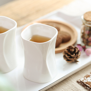 Bán Buôn Tùy Chỉnh Độc Đáo Cà Phê Sữa Nước Uống Ly Đặt Lớn Trắng Gốm <span class=keywords><strong>Pitcher</strong></span> - Product Image 4