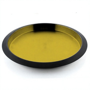 Estaurant – ray-ar-ray-avec-im-lack-sans-contact-teel-métal-uxury-edding-ecoration-ilver-ruit-erving - Product Image 1