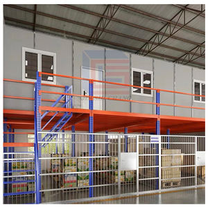 Rak <span class=keywords><strong>Pallet</strong></span> Kapasitas Tinggi dan Lantai Mezzanine Logam untuk Penyimpanan Gudang - Product Image 1