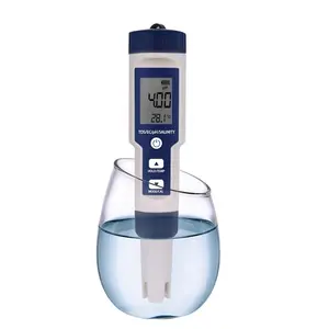 EZ-9909B Digital Water Quality Monitor Tester 5 in 1 TDS/EC/PH/Salinity/Temperature Meter for spa swimming pool Aquariums