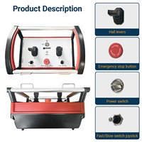 Télécommande radio industrielle sans fil NOMI NM-004 IP65 à code roulant automatique pour grue de levage et grue de camion, portée 225m