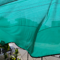50% 40% HDPE filet d'ombrage agricole pour fermes serres voitures coupe-vent Carpot lumière du soleil clôture rouleau vert maison couverture