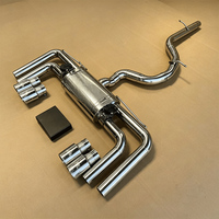 Embouts d'échappement Catback Valvetronic et Downpipe pour Audi S3 S4 S5 S7 S8 B8 B9 8V D4 4.2L 2013 2015 2023