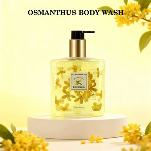 Osmanthus <span class=keywords><strong>Petral</strong></span> Gel de ducha revitalizante para la piel Aminoácido herbal Cuidado de la belleza Limpieza profunda de poros y función de blanqueamiento - Product Image 2