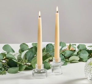 Bougies en cire de paraffine coniques parfumées à la lavande, faites à la main, de qualité supérieure, sans fumée, pour mariages et Noël, en lot en gros - Product Image 3