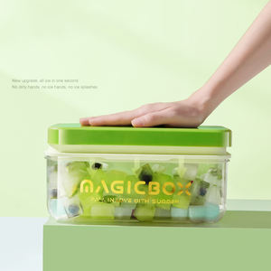 Molde para Hacer Bolas de Hielo Portátil S269, Bandeja de Silicona de Gran Capacidad con Tapa y Contenedor, Venta al Por Mayor - Product Image 2