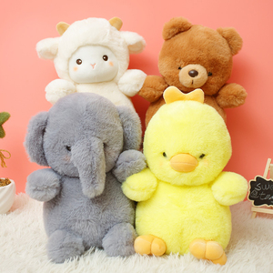 Nuovi Giocattoli di Peluche a Forma di Animali, Piccoli Giocattoli Morbidi Personalizzati di Pollo, Elefante, Pecora, Orso, Animali di Peluche Imbottiti Personalizzati - Product Image 6