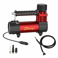 Compresseur d'air métallique 12V DC OEM&ODM pour voiture, moto, camion avec moniteur de pression des pneus portable 150psi