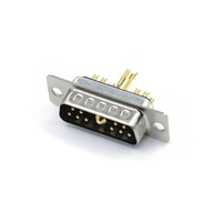 Conector Macho Tipo Soldadura 11W1 D-SUB, Conector de Alimentación de Alta Corriente 11W1 para Instrumentación y Automatización Industrial