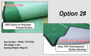 <span class=keywords><strong>Tapis</strong></span> <span class=keywords><strong>de</strong></span> pratique <span class=keywords><strong>de</strong></span> <span class=keywords><strong>golf</strong></span> pour simulateur <span class=keywords><strong>de</strong></span> tee <span class=keywords><strong>de</strong></span> fairway d'entraînement en salle d'hiver - Product Image 2