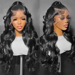 Raw Vietnamese Human Hair Body Wave Lace Front Wigs Human Hair Wholesale Glueless HD Lace Frontal Wigs For Black Women