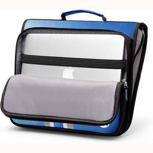 Free Sample BSCI 2 Inch Round <b>Ring</b> <b>Binder</b>, Sewn Fabric, <b>3</b> Tab Expanding File, 4 Pockets <b>Binder</b> with Zipper for School - Product Image 5