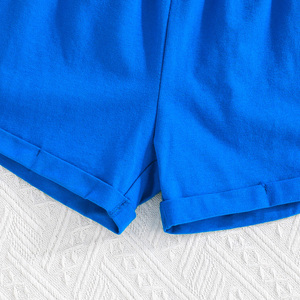 Conjunto de Tres Piezas para Niñas de 3 a 8 Años, Camisa Informal de Mezclilla, Blusa sin Mangas con Estampado Floral y Pantalones Cortos, Transpirable - Product Image 6