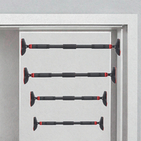 Barre de traction horizontale portable pour porte, équipement de fitness sécurisé avec verrou de protection pour portillon
