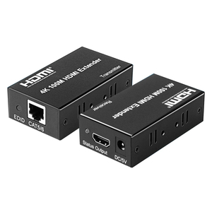 4K 100M HD MI Extender <span class=keywords><strong>Video</strong></span>-Sender-Empfänger Netzwerkkabel RJ45 HD-MI Extender für Kamera Laptop PC zu TV-Monitor - Product Image 1