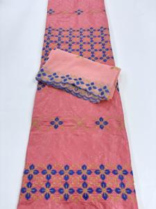 Nouveau Tissu <span class=keywords><strong>Bazin</strong></span> Riche Brodé Africain Magnifique 2025 – 5+2 Yards pour Robe de Soirée Femme - Product Image 3