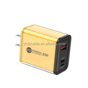 หัวชาร์จเร็ว PD 30W ปลั๊ก EU US UK อะแดปเตอร์โทรศัพท์มือถือแบบติดผนัง Pd Type-c สาย USB Type C สำหรับโทรศัพท์ Android - Product Image 6