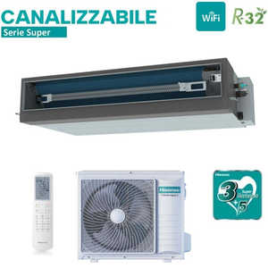 Climatizatore condizionatore ชุด canalizzatore Super 36000 BTU AUD105UX4REH8 + R-32 AUW105U4RK7 - Product Image 2