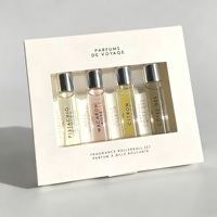 Boîte cadeau en papier pour huile essentielle et parfum, avec couvercle rabattable personnalisé, boîte rigide de luxe avec couvercle rabattable, logo personnalisé pour l'emballage de flacons d'huile parfumée