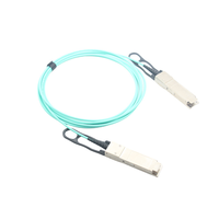56G QSFP+ - QSFP+ AOC Aktif Optik Kablo 1-100M OM3 MMF RoHS Uyumlu Veri Merkezi Anahtar Sunucu Ara Bağlantısı için