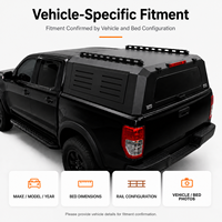 Capot de benne de camion en aluminium sur mesure pour Toyota Tacoma, type hardtop/capote de camping