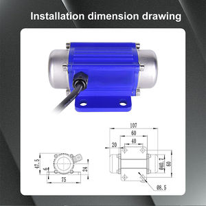 Faradyi Vibration DC <span class=keywords><strong>Motor</strong></span> 12/24V Regulación de velocidad 7000 Rotación sin escobillas Miniatura Micro Digital Display Vibrador Motores - Product Image 3