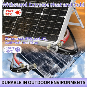 Cable de Extensión de Cobre Estañado de 10AWG de Color Negro para Panel Solar, Sistema Solar Fuera de la Red, Automoción y Exteriores - Product Image 4