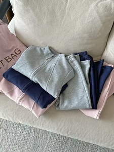 Vêtements <span class=keywords><strong>de</strong></span> <span class=keywords><strong>sport</strong></span> pour enfants filles automne vêtements pull ensemble à la mode filles bébé style coréen fermeture éclair manteau court Cool - Product Image 6
