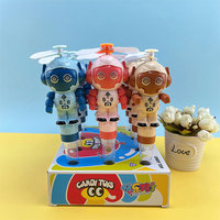 En gros, Bonbons en tube en forme de carottes, motif poupée de dessin animé en plastique, amusants, sucettes, bonbons gélifiés et bonbons durs, jouets pour enfants, cadeaux de fêtes
