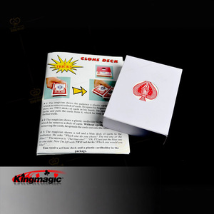 Cartas de juego cruzadamente contaminadas; cartas de juego en una billetera; cartas de juego que se multiplican rápidamente; una caja de cartas mágicas. - Product Image 3