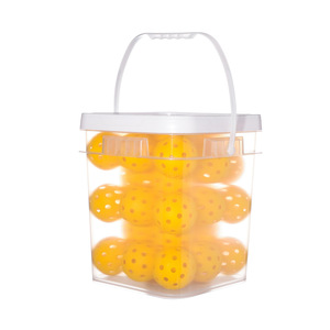 Juego de 24 Pelotas de Pickleball Luminosas de TPE de 74 mm con 40 Orificios para Entrenamiento - Product Image 4