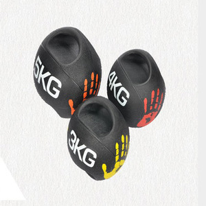 AW <span class=keywords><strong>Ballon</strong></span> <span class=keywords><strong>de</strong></span> gymnastique lesté en caoutchouc TPR avec poignée, pour entraînement, 3kg-10kg, ensemble combiné écologique, prix abordable - Product Image 3