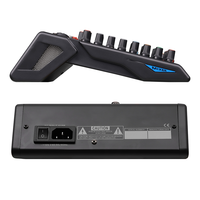 Console de mixage audio professionnelle TDS-4 4 canaux avec BT 5.0, USB, alimentation fantôme 48V, 99 effets DSP, égaliseur 7 bandes pour l'enregistrement