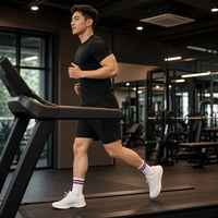 Chaussettes de sport personnalisées en Spandex/Coton pour la course, le cross-training et la randonnée - Absorbantes et séchage rapide