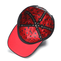 Gorra de Béisbol de 5 Paneles de Alta Calidad 100% Algodón con Logo Bordado Personalizado para Hombre y Mujer Patrón Argyle Gorra Deportiva