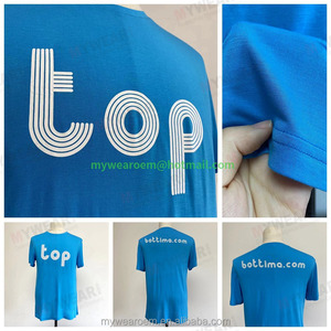 Camiseta de Viscosa Súper Suave y Transpirable para Hombre, Corte Casual, Impresión de Logotipo Personalizado, Bordado, Etiqueta OEM/ODM, Venta al Por Mayor - Product Image 2