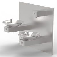 Modèle TB9-3FS ADA double fontaine à boire murale et activée par le mouvement avec remplissage de bouteille à capteur IR