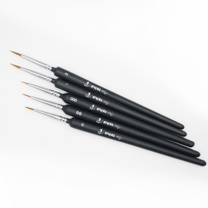 Nuovo arrivo pennelli multifunzione in miniatura manico in <span class=keywords><strong>legno</strong></span> spazzole porcellane dentali - Product Image 5