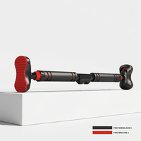 Nouvelle barre de traction sans vis avec niveau à bulle, verrou de sécurité amélioré, barre d'entraînement portable pour cadre de porte, entraînement de force à domicile
