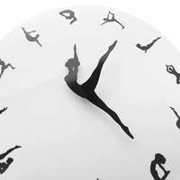 Dekorasi Ruang Tamu Rumah Jam Dinding Balerina Menawan Jam Dinding Besar Tari Balet Gadis Jarum Jarum Tangan Jam Dinding