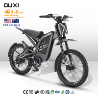OUXI AU Stock Nouveau style Vélo électrique Fat Bike GT2000 à suspension intégrale avec batterie au lithium 48V pour les trajets quotidiens