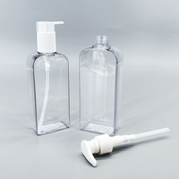 Bouteilles de shampoing PETG 150ml 200ml 270ml, flacons vides avec pompe à lotion, emballages cosmétiques, distributeur de gel douche pour soins personnels