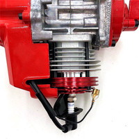 Moteur Haute Performance 49CC 2 Temps Démarrage Lanceur en Aluminium pour Mini Pocket Bike, Go Kart, Dirt Bike, Scooter à Essence