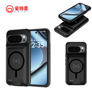 Funda Protectora para Teléfono <span class=keywords><strong>con</strong></span> Batería Magnética Resistente a Golpes y Caídas, PC TPU Suave al Tacto para Google Pixel 10 Pro, Funda <span class=keywords><strong>con</strong></span> Batería Externa - Product Image 1