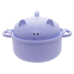 Set di Ciotole in Plastica per Noodle con Coperchio Drenante, per Dormitori Studenteschi, Grande Capacità, Portatile, Adatto al Microonde e Include Posate - Product Image 5