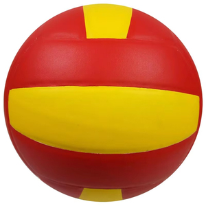 Ballons de volley-ball professionnels en cuir souple cousus à la machine, de haute qualité, durables, pour l'extérieur, pour adultes, entraînement sportif, design personnalisé - Product Image 1