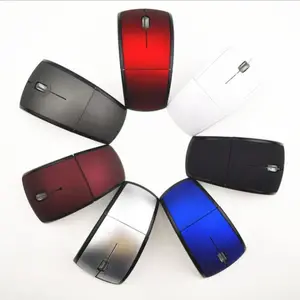 Micro soft Slim and Portable Wireless Foldable Optical Folding Mouse for iPad Phone
